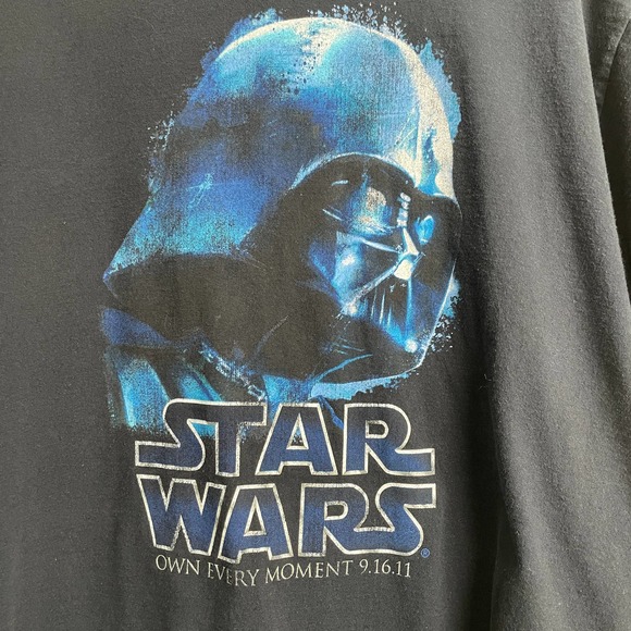 Star Wars Darth Vader Own Every Moment 9-16-11 Short Sleeve Tee Black XL - Picture 3 of 8